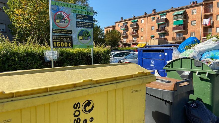 Sant Fruitós reforçarà la vigilància a les zones de reciclatge amb la instal·lació de videocàmeres