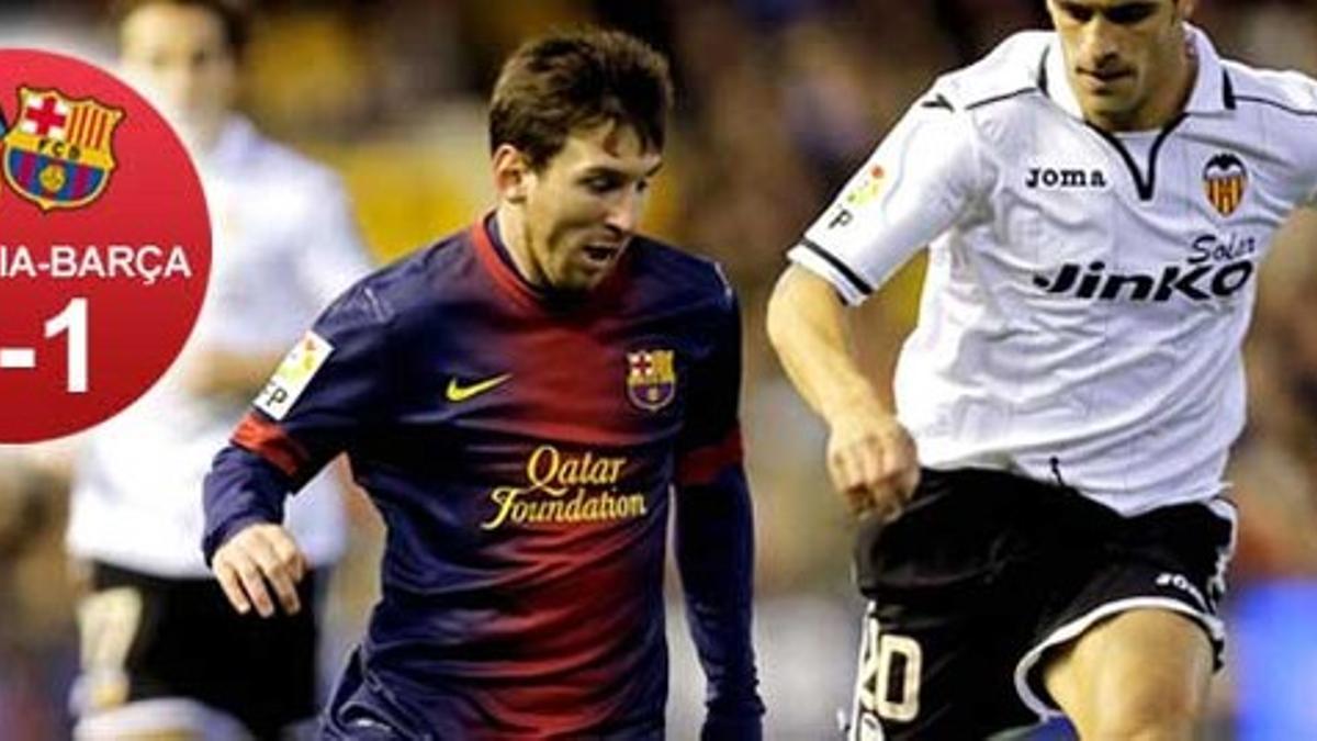 Messi empató con un gol de penalti digno de ver