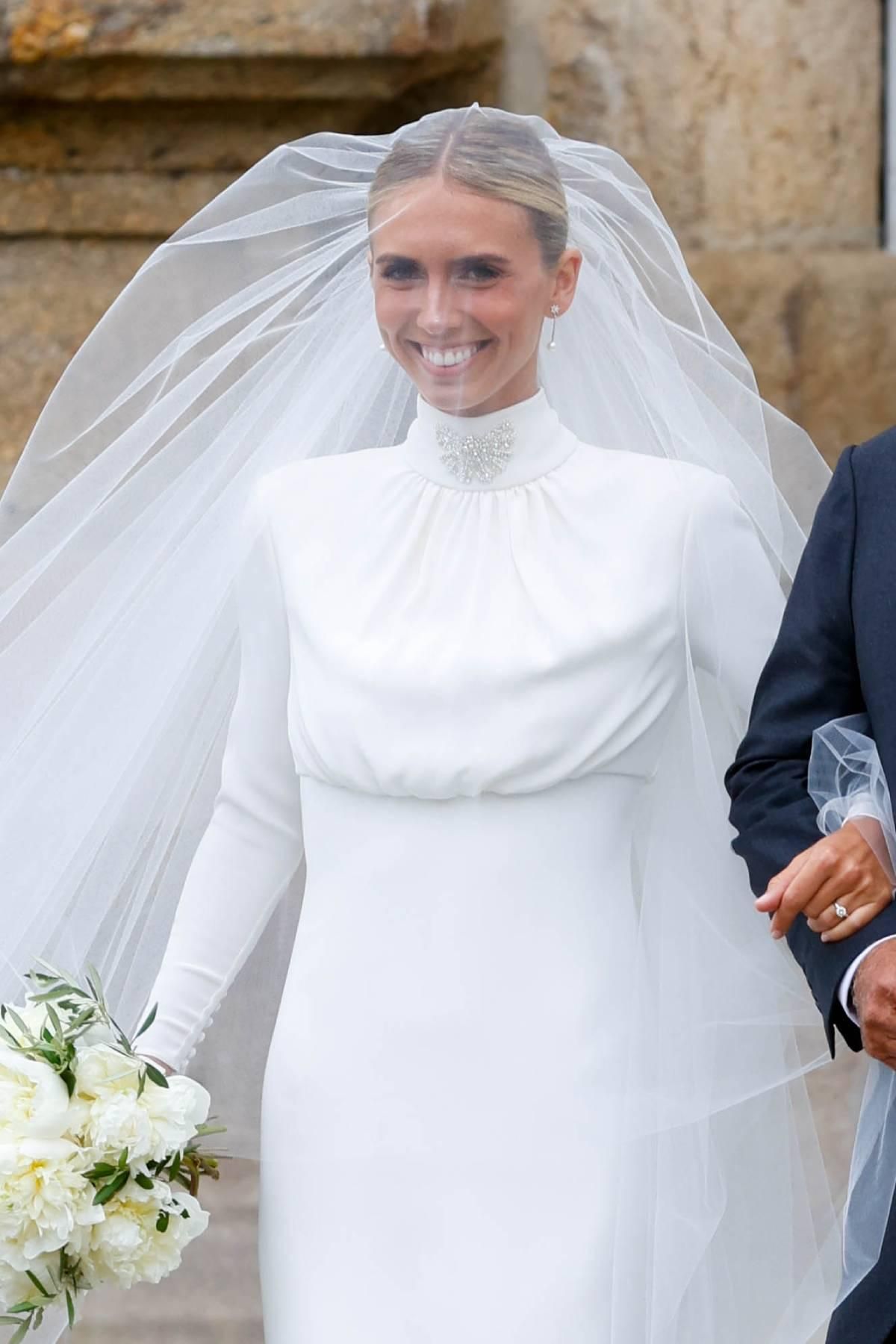 Lucía Bárcena el día de su boda