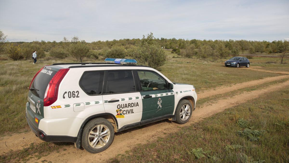 Zona de búsqueda de la chica tras su desaparición.