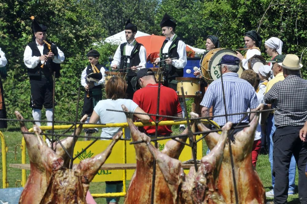 Fiesta del corderu en Llagüezos, Lena