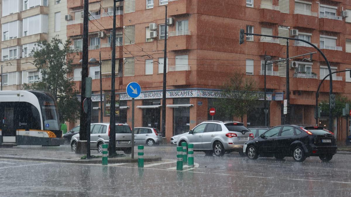 Lluvia acumulada por municipios valencianos.