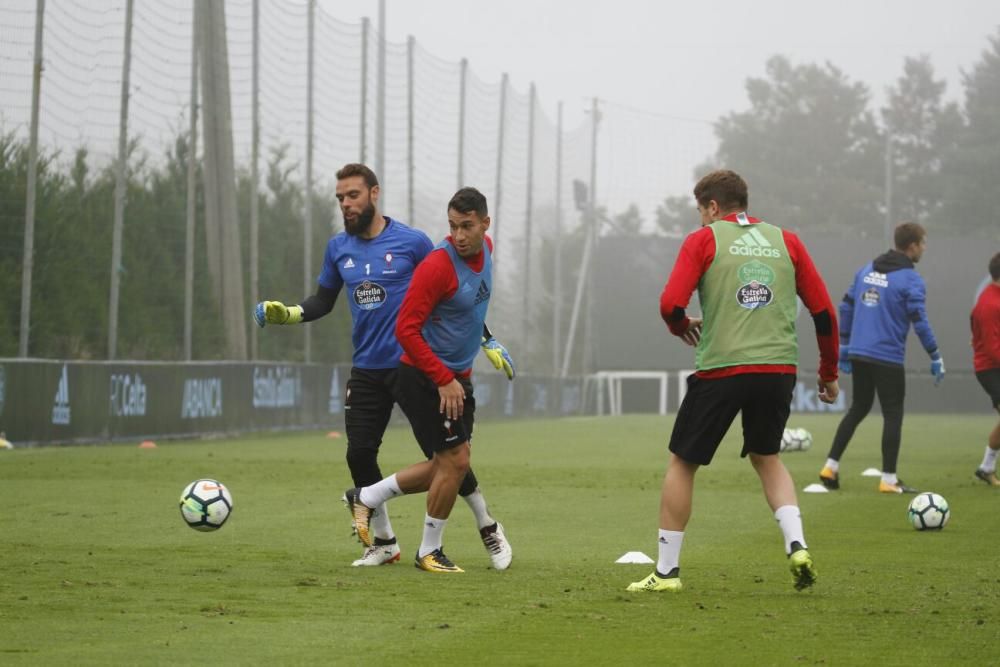 Entrenamiento del Celta en A Madroa