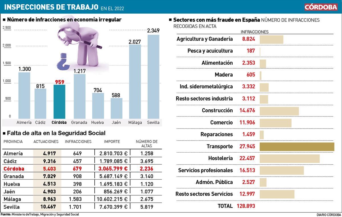 Inspecciones de trabajo.