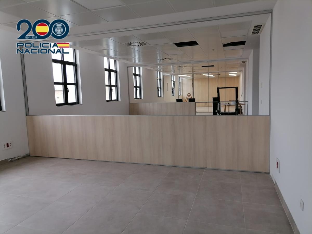 Interior de la zona reformada en Mayandía.