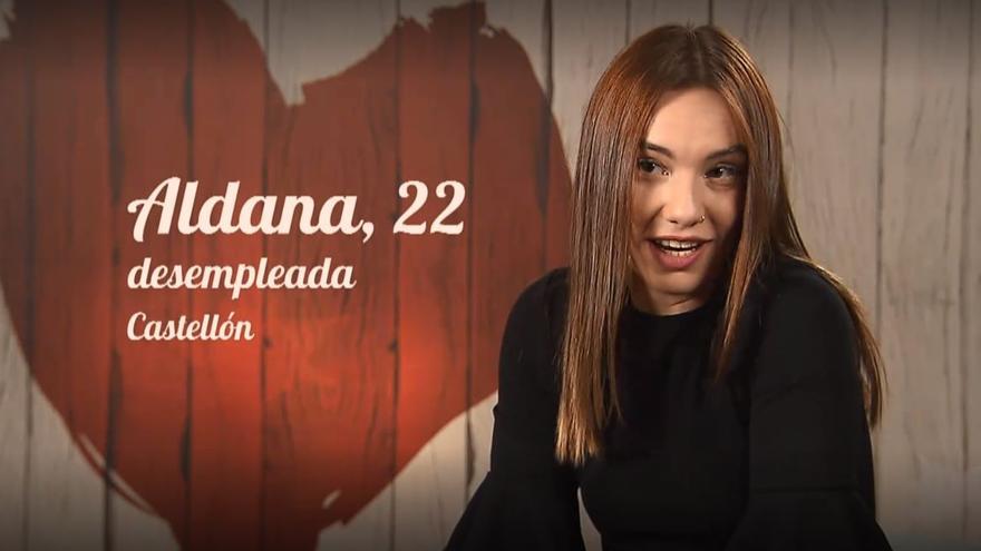 Aldana dejó huella en el popular programa de citas de Mediaset.