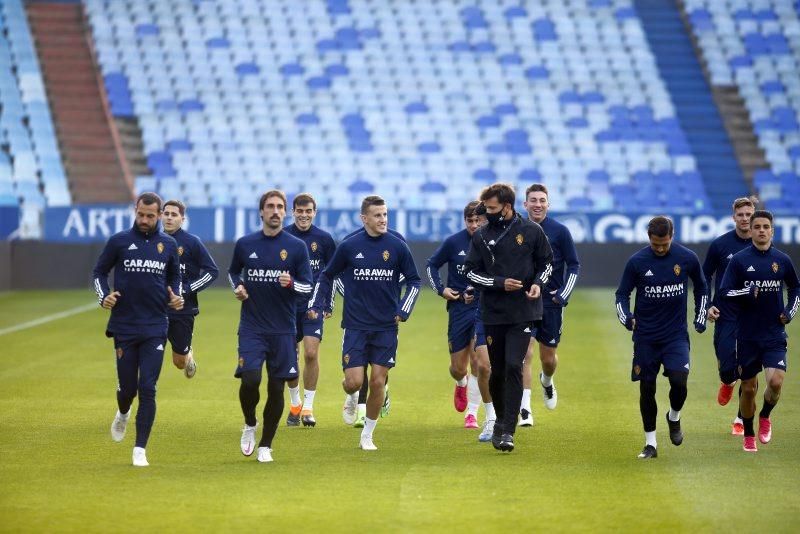 Entrenamiento del Real Zaragoza, 24 de noviembre