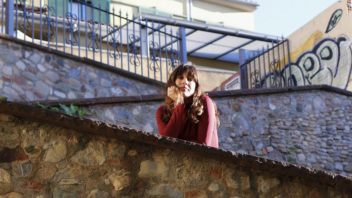 Elisenda Solsona en la Font d'en Roure