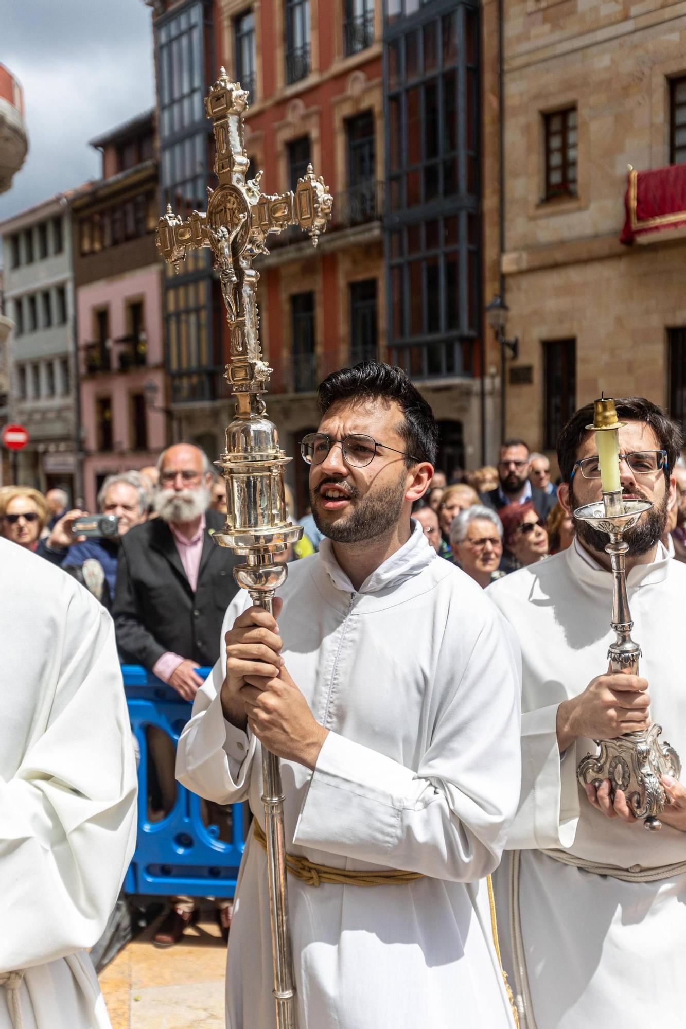 Celebración del Corpus en la Catedral de Oviedo