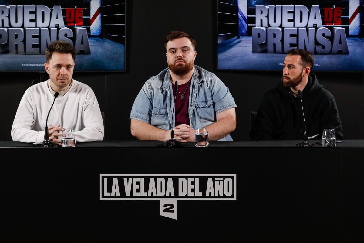 Ibai Llanos en la presentación de la Velada del año 2. Ibai Llanos en la presentación de la Velada del año 2.