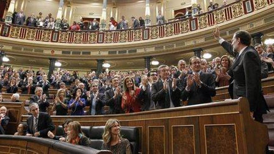 Rajoy, investido sexto presidente de la democracia con 187 votos