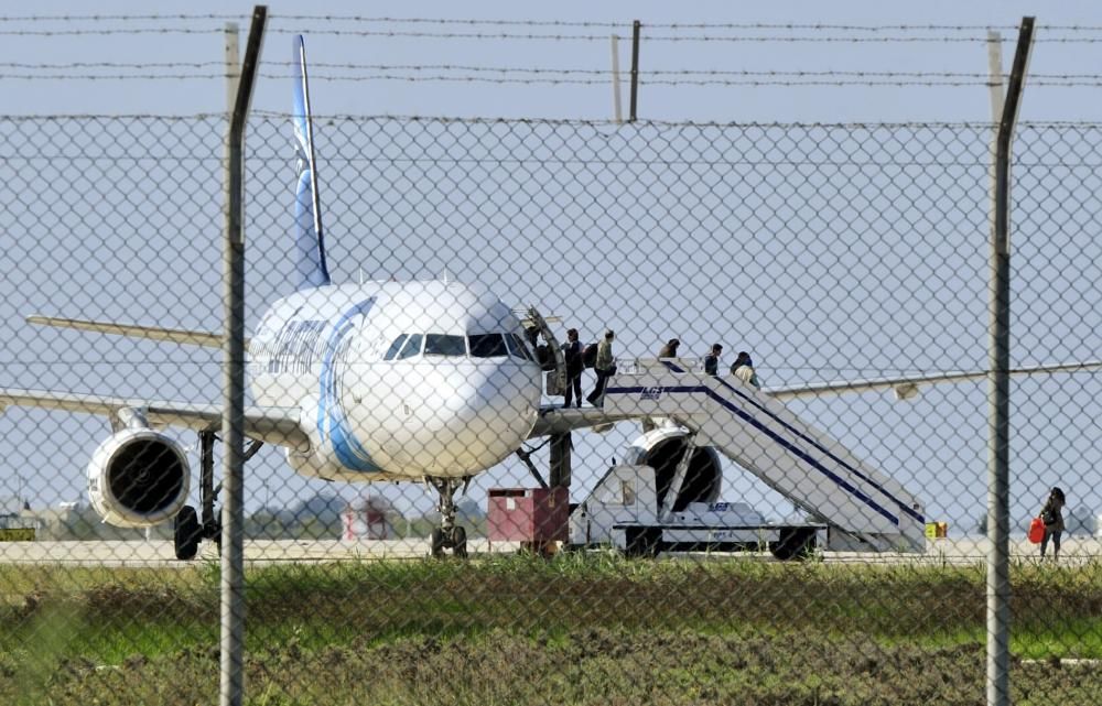 Secuestro de un avión de Egypt Air