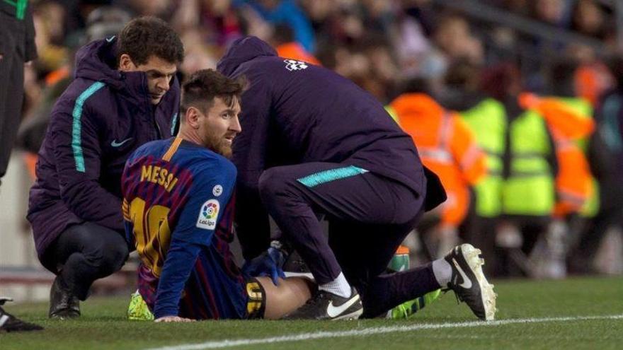 Todo el Barça, pendiente de Messi