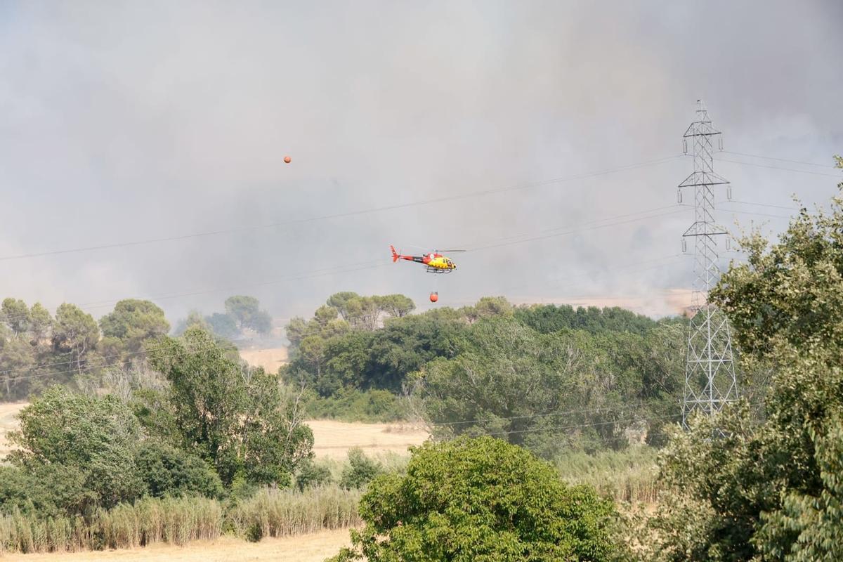 El foc de Navarcles i el Pont de Cabrianes, en imatges