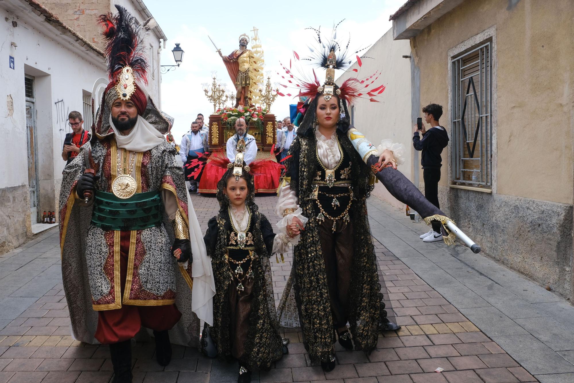 Así se ha vivido la bajada del Santo en las fiestas de Petrer