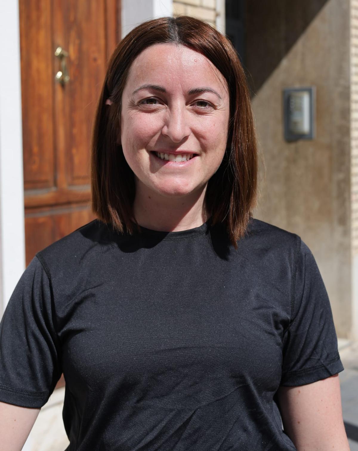 María Gallardo está contenta con la peatonalización de su calle.