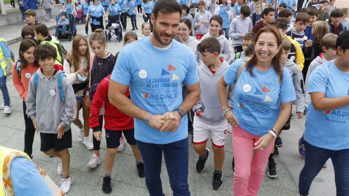 Saúl Craviotto, durante la actividad. | Marcos León