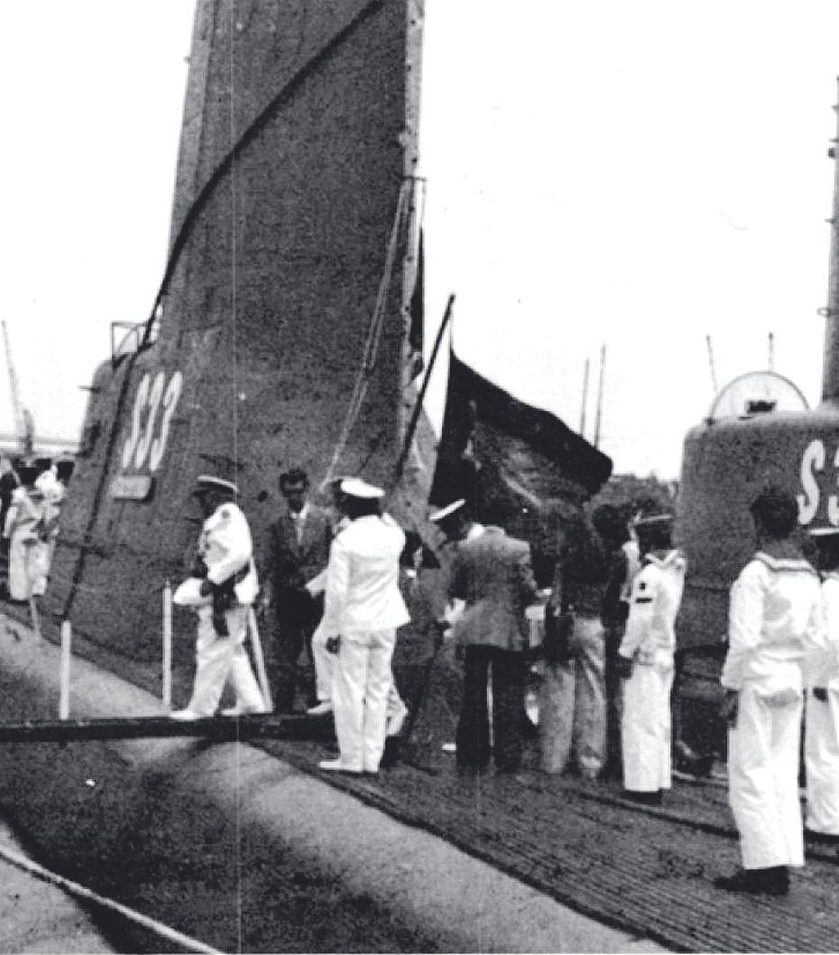 Bateig formal del Narcís Monturiol, el 1974.