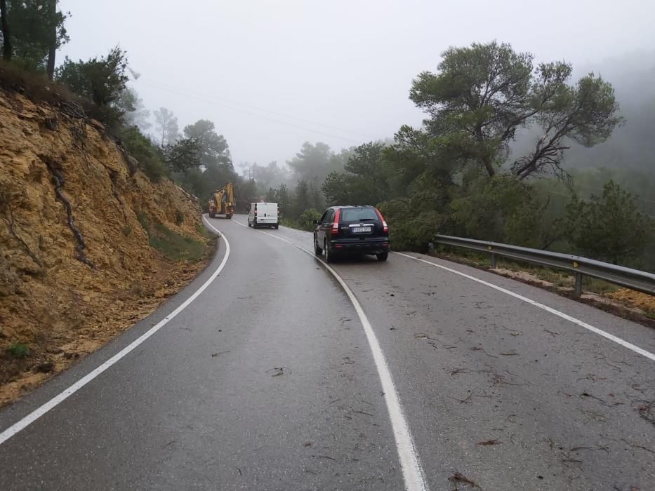 El temporal descarga sobre Ibiza y Formentera