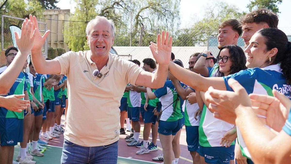 Txus Vidorreta, en su reciente visita al Campus Fundación Unicaja.