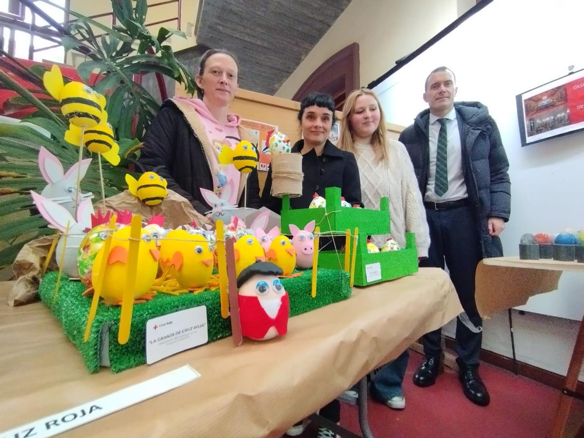 Por la izquierda, Bárbara Vega, Nayade Lamadrid, Nerea Barriga y Jorge Rodríguez, integrantes del jurado.