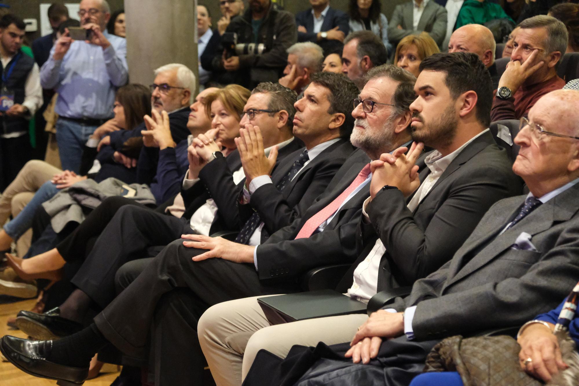 El expresidente Mariano Rajoy visita Villena con motivo del acto de presentación del nuevo candidato a la alcaldía Miguel Ángel Salguero