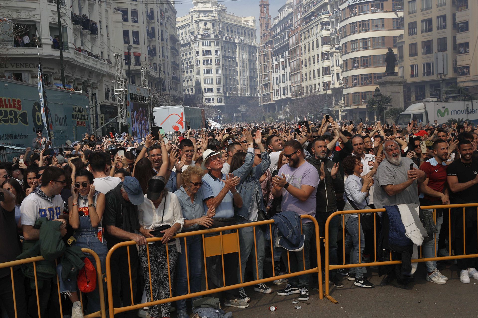 La mascletà del 18 de marzo, en imágenes