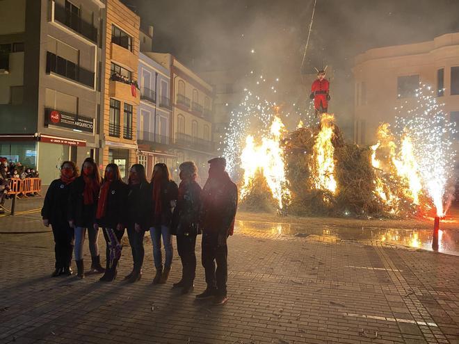 La 'cremà del dimoni' de Benicarló, en imágenes