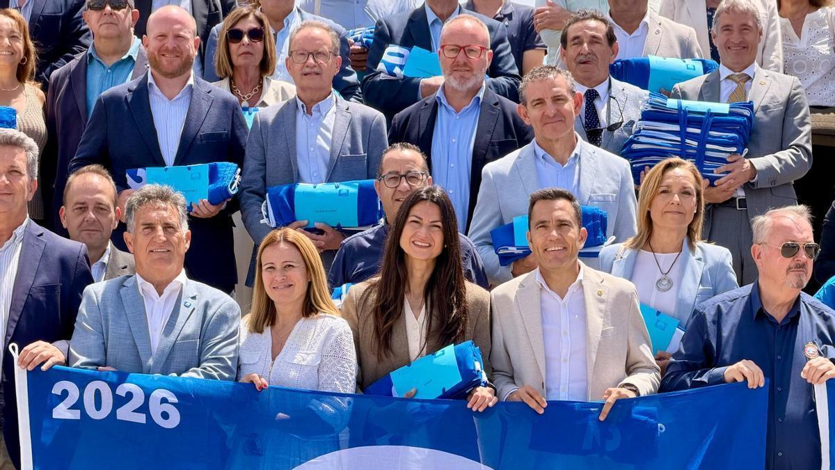 Gandia celebra su bandera azul