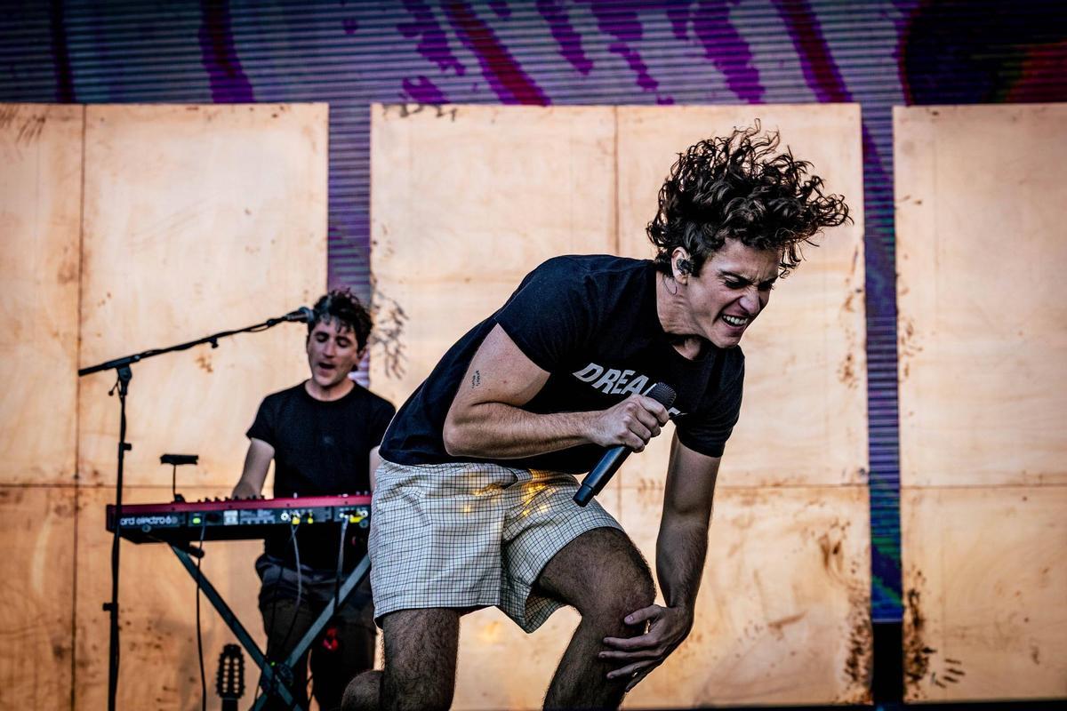 Guitarricadelafuente durante su actuación en la jornada inaugural del Primavera Sound.