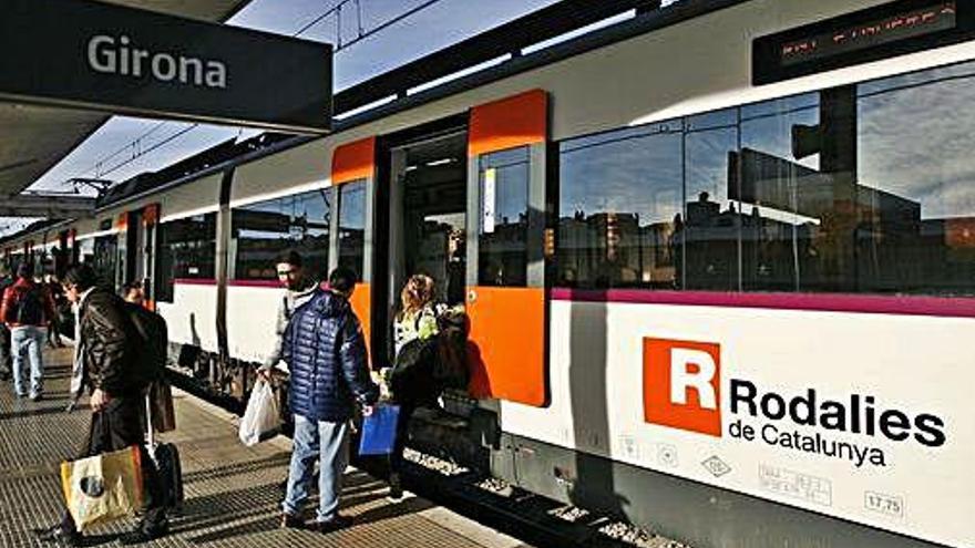 Els viatgers diaris de Rodalies augmenten un 14,8% a Girona