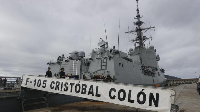 Así es la fragata Cristóbal Colón que España enviará a Chipre
