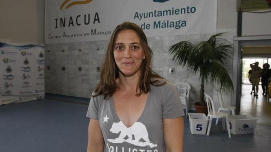 La nadadora malagueña María Peláez se retira