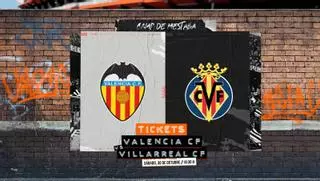 Precio de las entradas para el Valencia-Villarreal