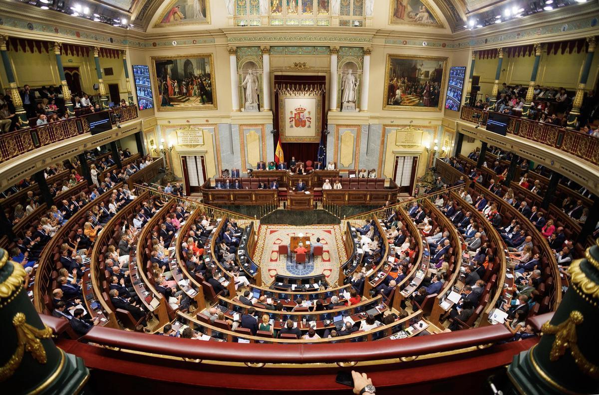 El hemiciclo del Congeso de los Diputados