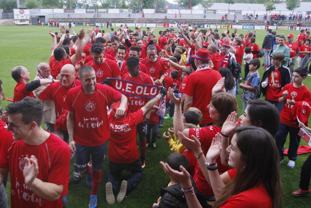 Celebració del títol de Tercera de l'Olot