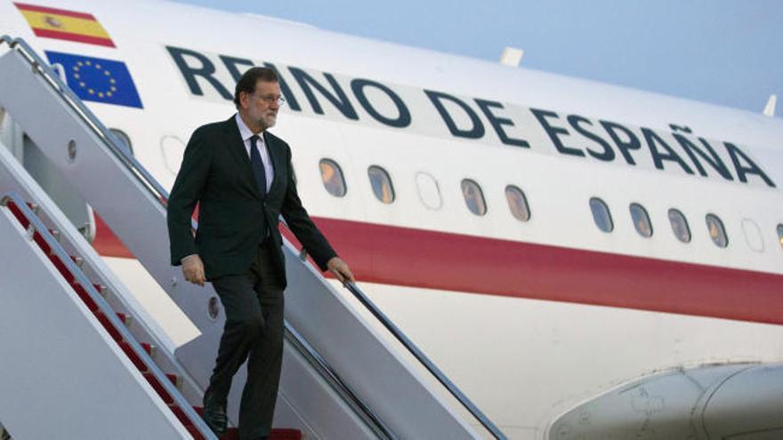 Rajoy aterriza en Washington para reunirse con Donald Trump