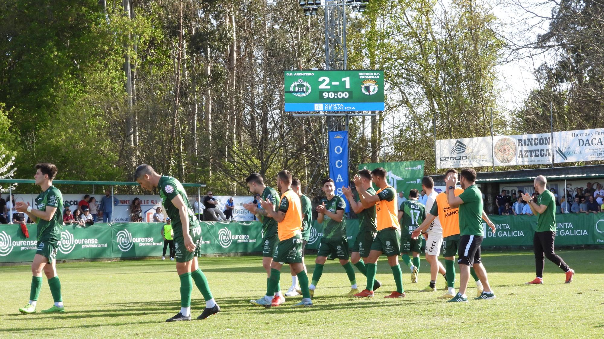 Las mejores imágenes del encuentro entre el Arenteiro y el Burgos Promesas (2-1)