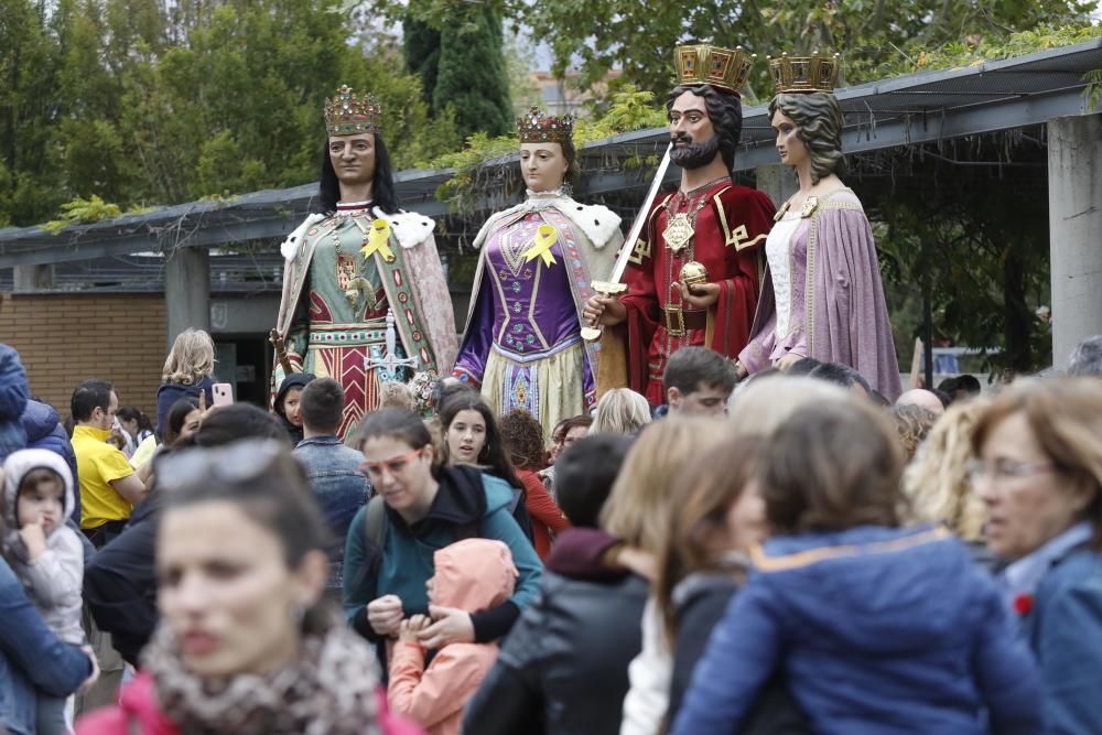 Trobada gegantera a les Fires de Girona