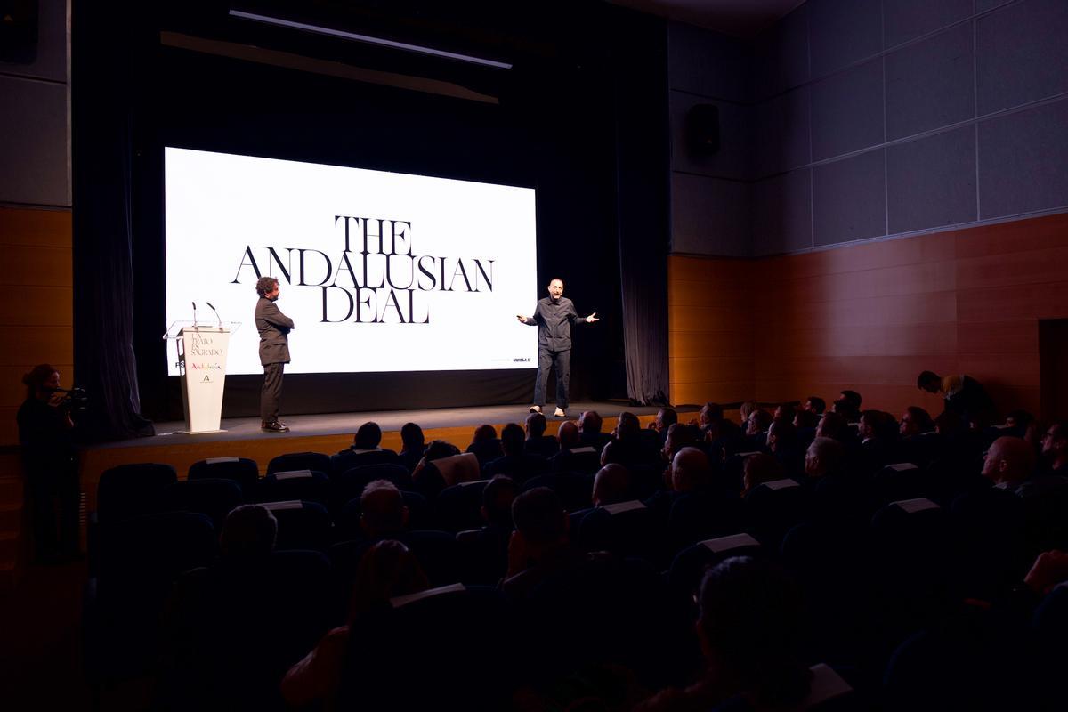 Momento de la presentación de la campaña lanzada por la Junta de Andalucía.