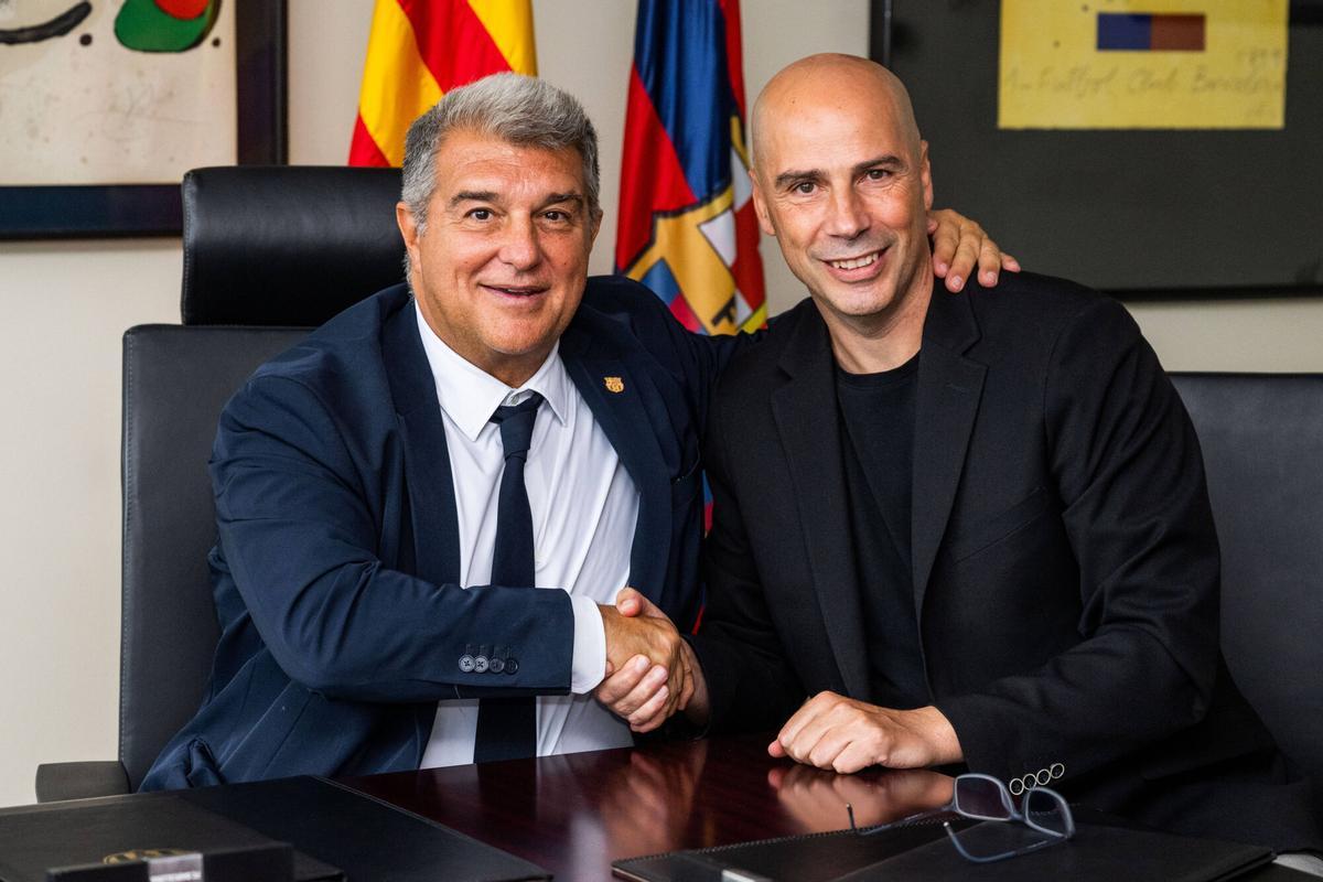 Joan Peñarroya feels supported by President Laporta despite all the problems