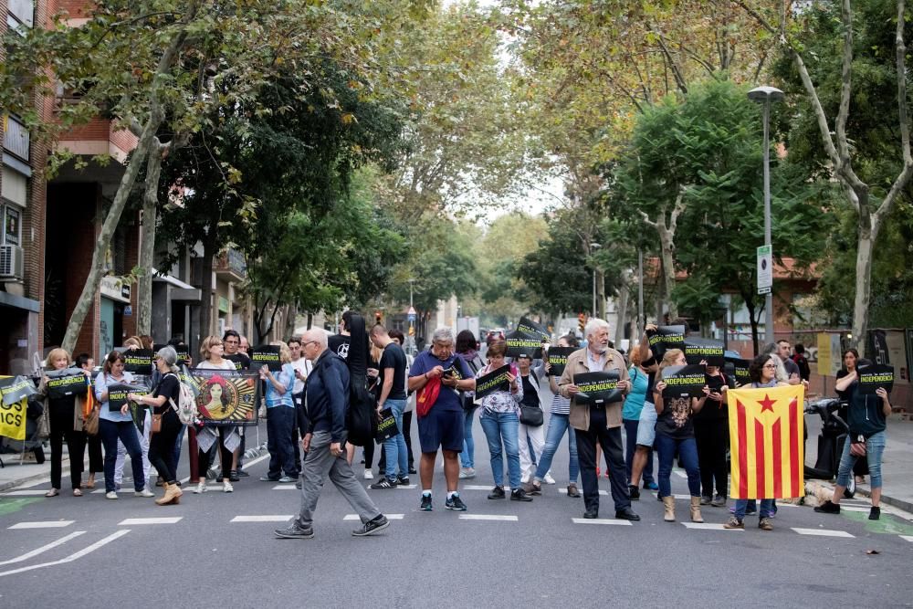 Concentración de simpatizantes independentistas ...