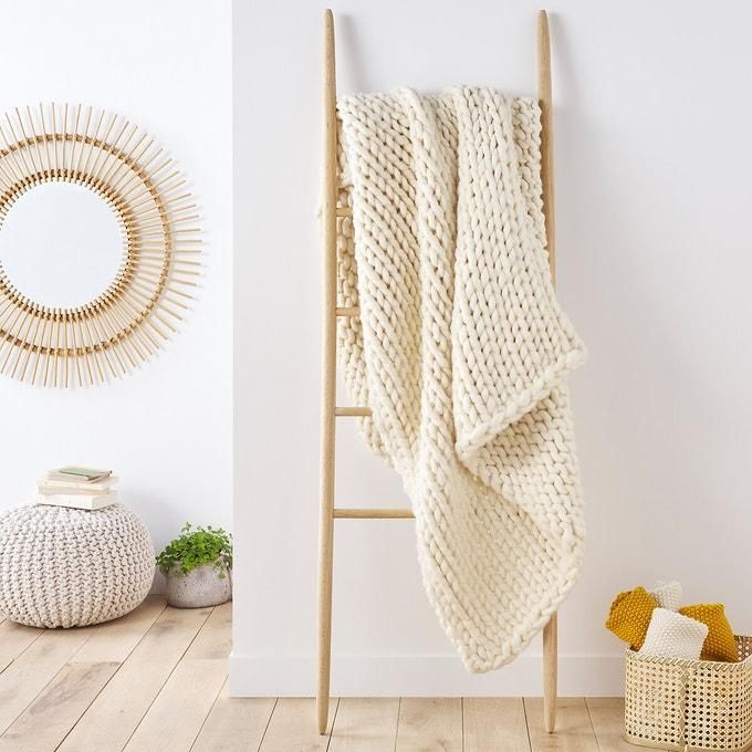 Plaid de punto tricot