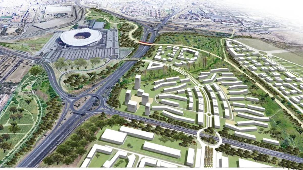 Recreación del Distrito Tecnológico de San Blas presentada por el Ayuntamiento en 2023.