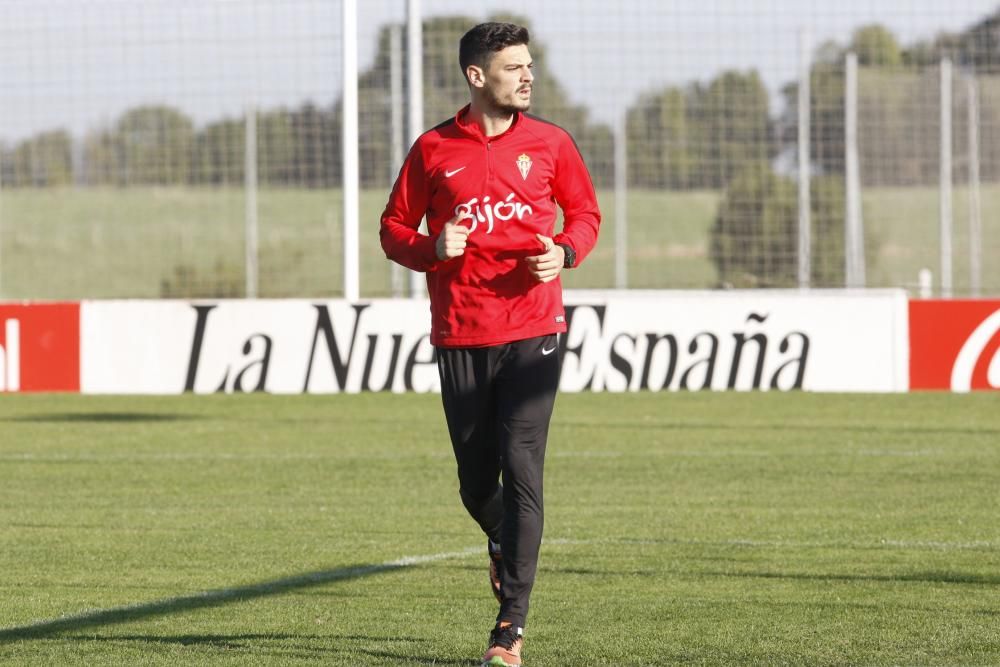 Entrenamiento del Sporting