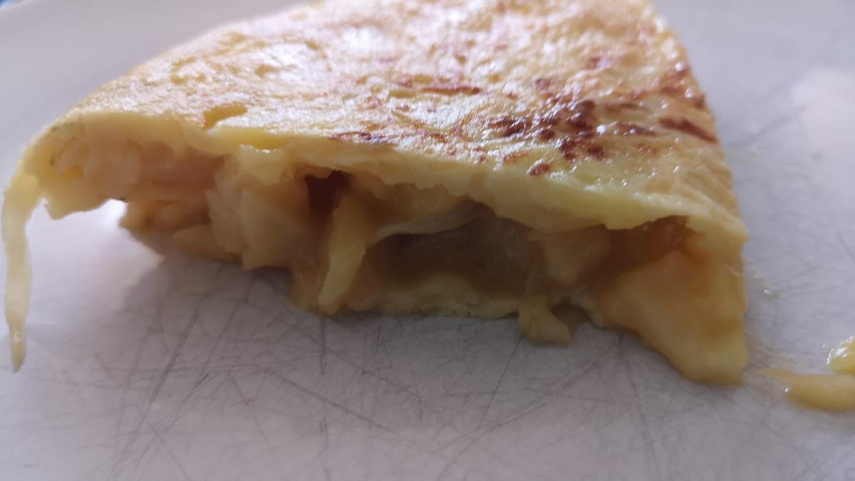 Una tortilla de patata