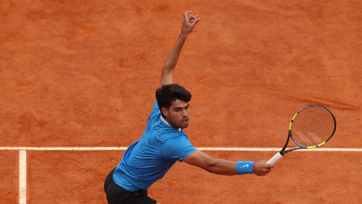 Alcaraz, en su debut en el Open Barcelona