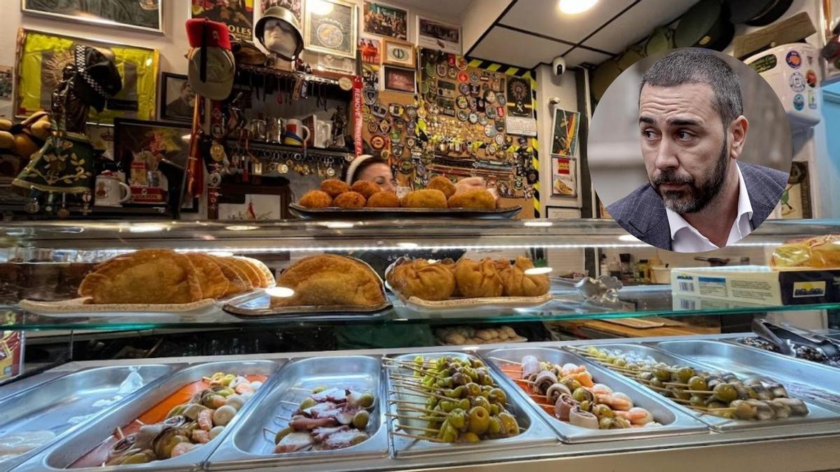 Víctor de Aldama ha visitado un conocido bar de Zaragoza