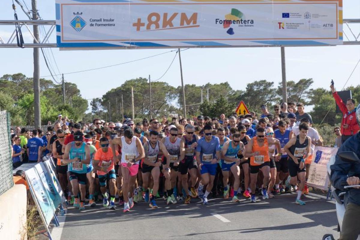 Sergi Moreno y las hermanas García se imponen en los 8 km