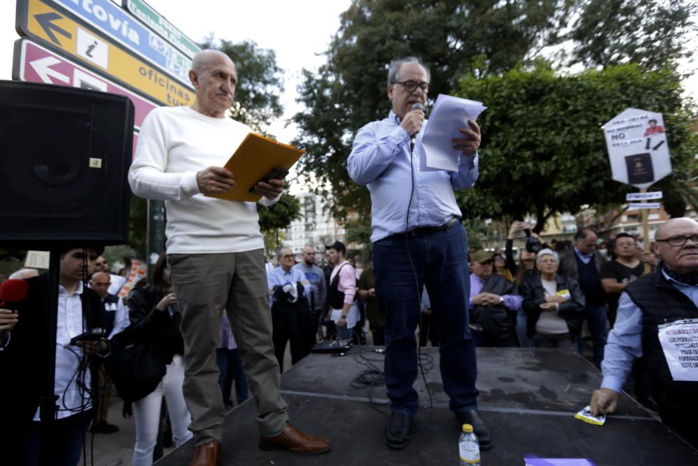 Protesta a favor del pin parental en Murcia